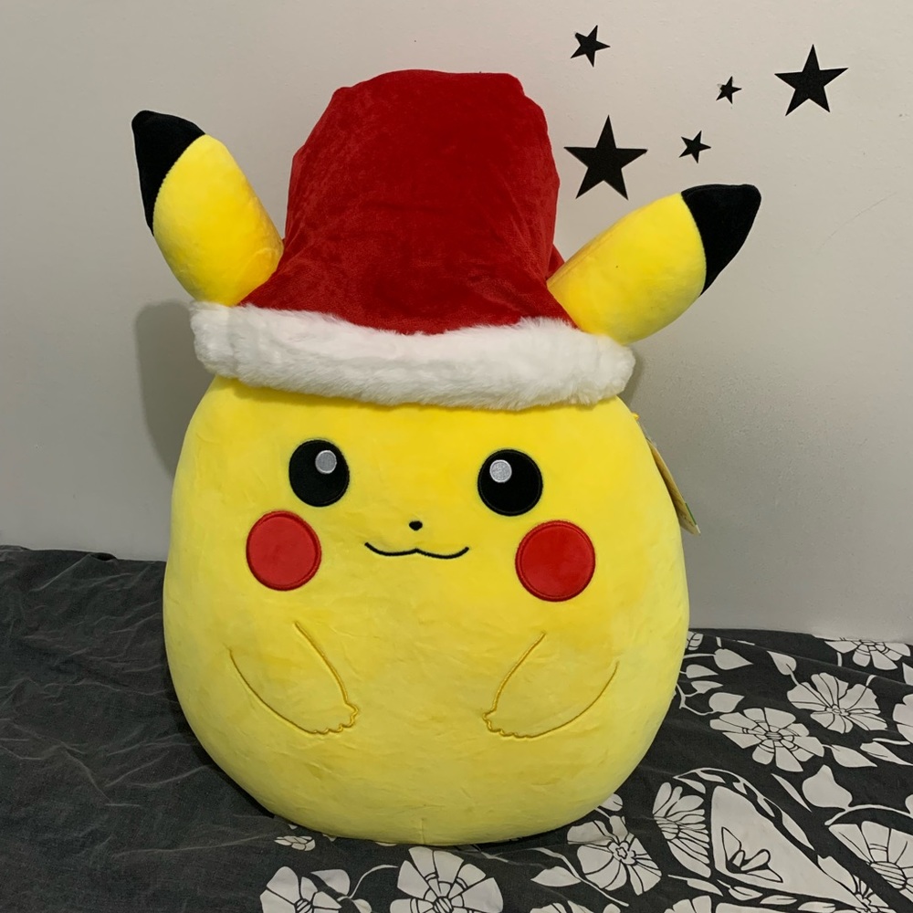 Christmas Pikachu Squishmallow 14 Inches- NEW with tags